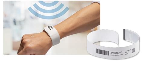 disposable uhf rfid wristband for healthcare|hospital wristband scanning.